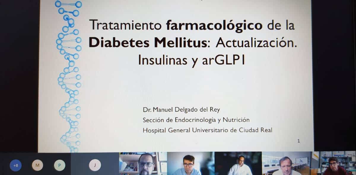 Videoconferencia sobre el tratamiento farmacológico del paciente diabético