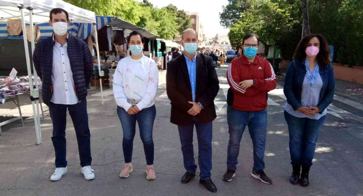 Al cien por cien con 90 puestos vuelve a abrir el Mercadillo de Villarrubia de los Ojos