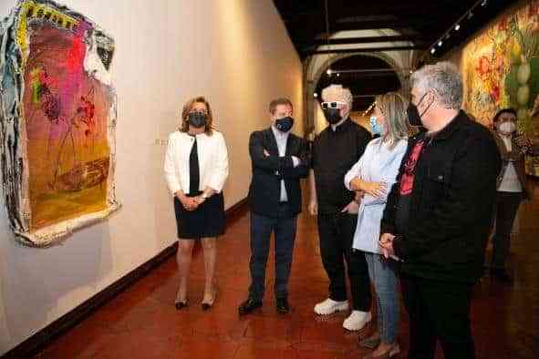 El Gobierno regional retoma la agenda de grandes exposiciones con la inauguración de la muestra ‘Pintura’, de los artistas Jorge Galindo y Pedro Almodóvar