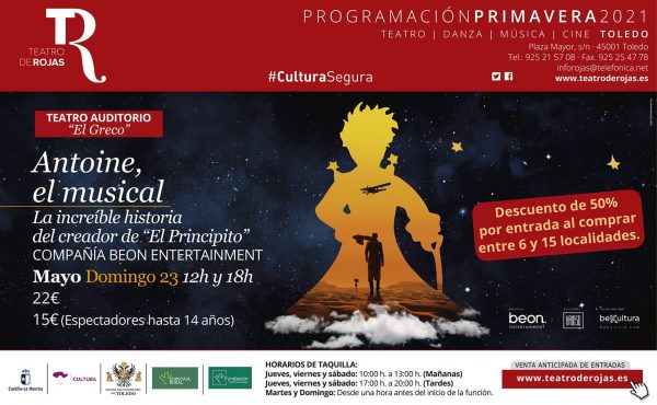 El musical ‘Antoine’, creador de El Principito, llega al Palacio de Congresos con un mensaje de esperanza y humanismo