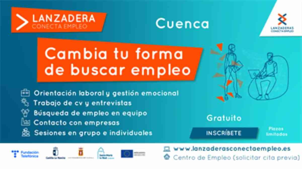 El 28 de mayo finaliza la inscripción de la nueva ‘Lanzadera Conecta Empleo’ en Cuenca