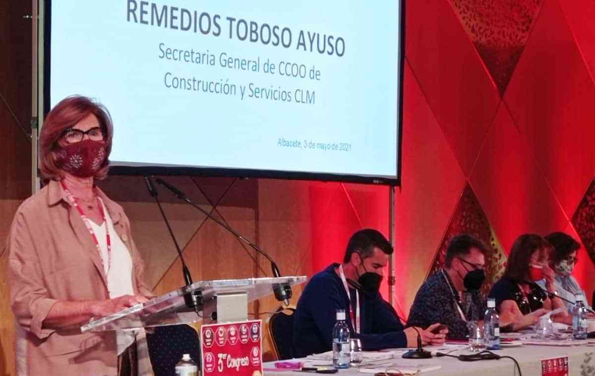 Maribel Cabañero es la nueva secretaria general de CCOO-Construcción y Servicios CLM