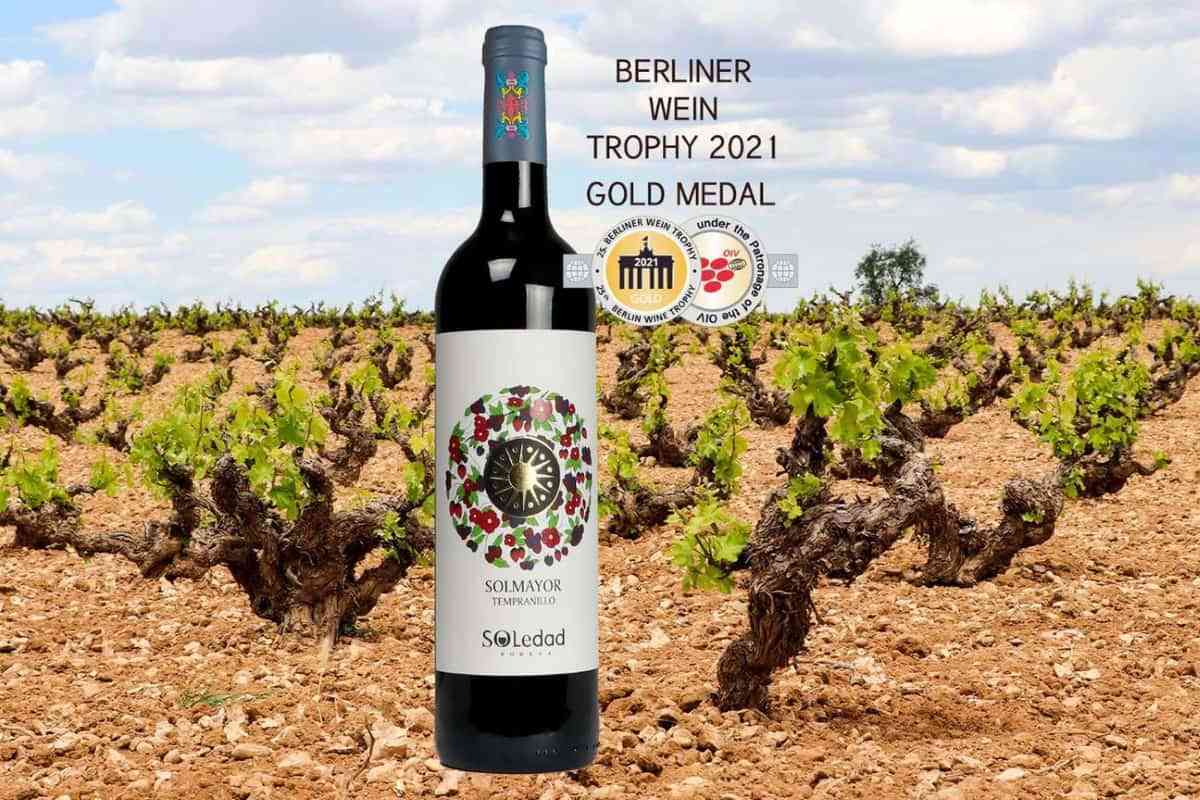 Solmayor Tempranillo 2020 obtiene nueva medalla de oro en Berliner Wein Trophy