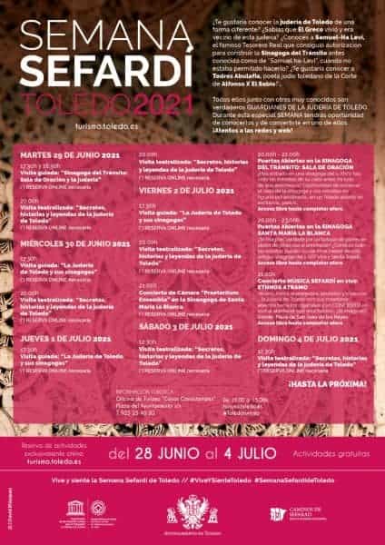 Toledo impulsa una nueva Semana Sefardí con actividades gratuitas y seguras hasta el domingo en plena Judería