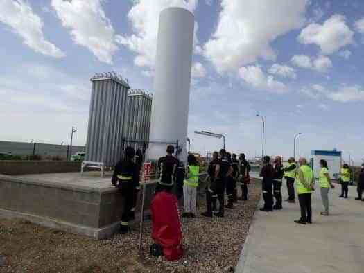 Una veintena de bomberos de la Comunidad Autónoma participan en el curso sobre intervención con mercancías peligrosas y gases licuados