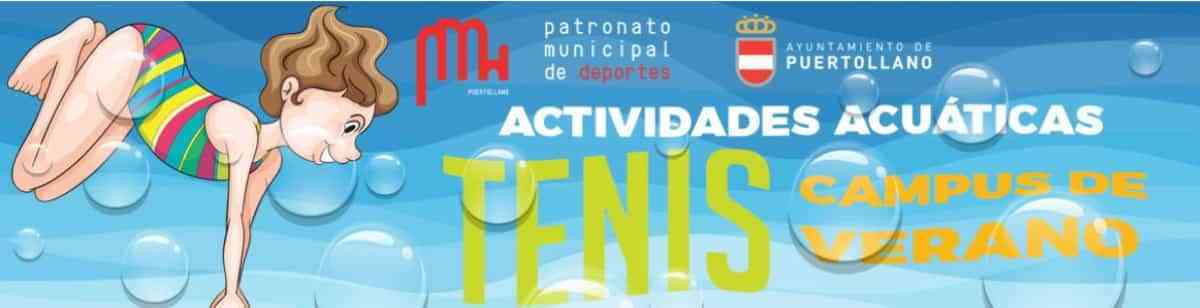 Abiertas las inscripciones para cursos de veranos actividades acuáticas y tenis en Puertollano