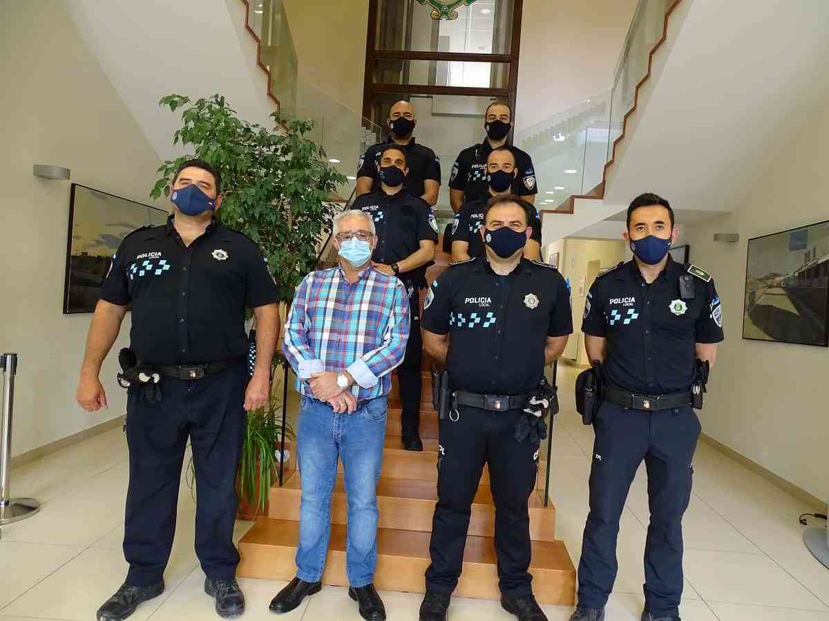 Quintanar incorpora a los cuatro nuevos Policías que formarán parte de su plantilla