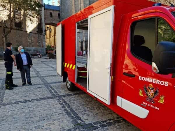 Toledo incorpora a Bomberos un primer furgón eléctrico y avanza una nueva bomba nodriza y un vehículo especial para el Casco