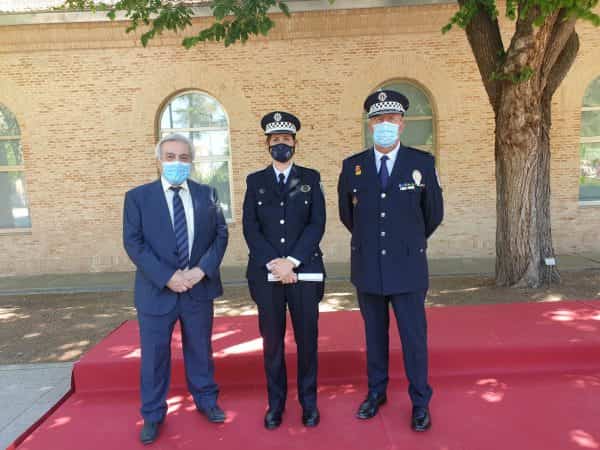 Verónica Avendaño, segunda mujer que accede a la escala de oficiales del cuerpo de la Policía Local de Toledo