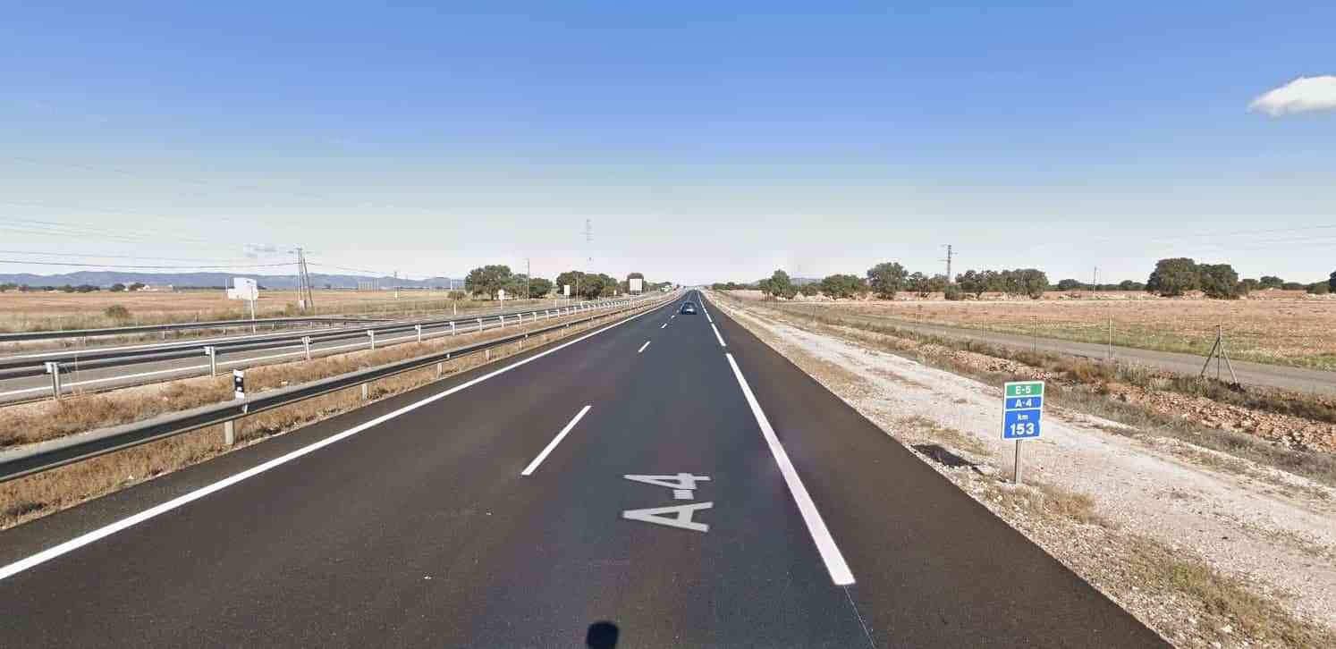 Accidente con 5 coches implicados en la A-4 a la altura de Camuñas