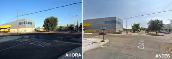 Toledo completa la actuación de la calle Jarama con el acondicionamiento de la intersección con la calle Ventalomar