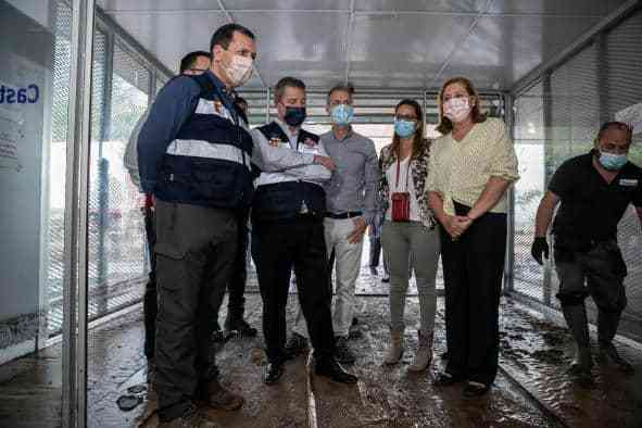 A disposición todos los medios humanos y materiales para que los centros educativos afectados por la riada puedan volver a la normalidad