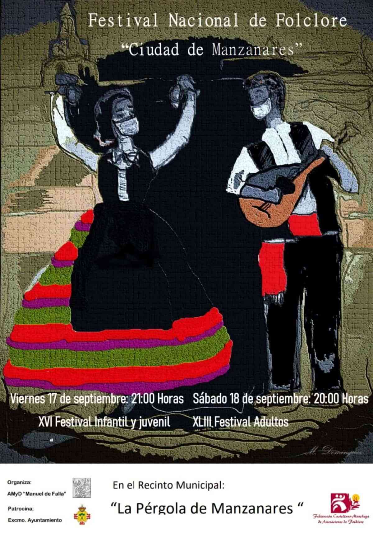Festival Nacional de Folclore ‘Ciudad de Manzanares’ los días 17 y 18 de septiembre