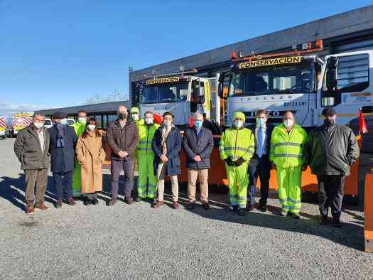 Aumentan los medios humanos y materiales para hacer frente al invierno en las carreteras de titularidad autonómica