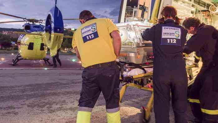El Transporte Sanitario Aéreo del Gobierno de Castilla-La Mancha ha realizado más de 32.000 intervenciones en 20 años