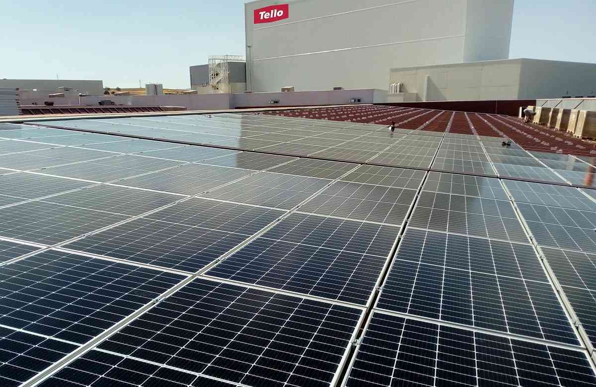 Grupo Tello reduce más de 2600 toneladas de CO2durante el primer año de actividad de su planta fotovoltaica