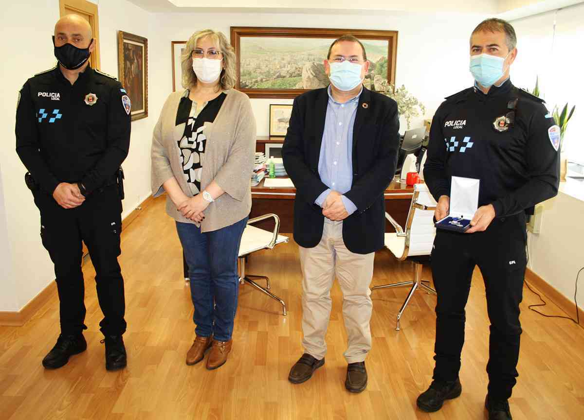 Juan Carlos Culebras Soriano, subinspector del Cuerpo de Policía Local de Puertollano obtuvo medalla al mérito profesional