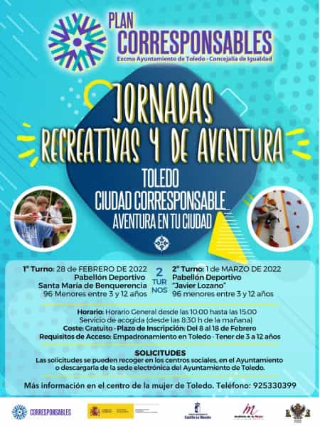 El Ayuntamiento de Toledo ofrece dos jornadas recreativas y de aventura para favorecer la conciliación en la semana blanca