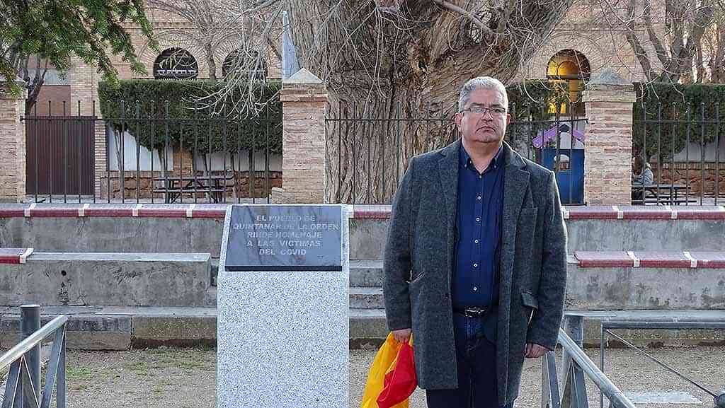 Quintanar de la Orden recuerda a las víctimas del Covid-19 con un monumento en la Plaza de las Palomas