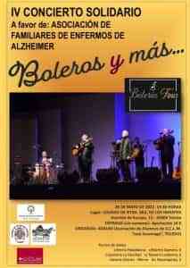 Toledo anima a participar en el concierto solidario del 28 de mayo a favor de los enfermos de Alzheimer