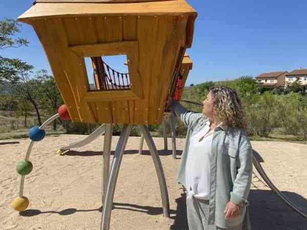 Toledo dota al Parque Juan de Vergara de La Legua de una nueva área infantil para niños de entre 6 y 10 años