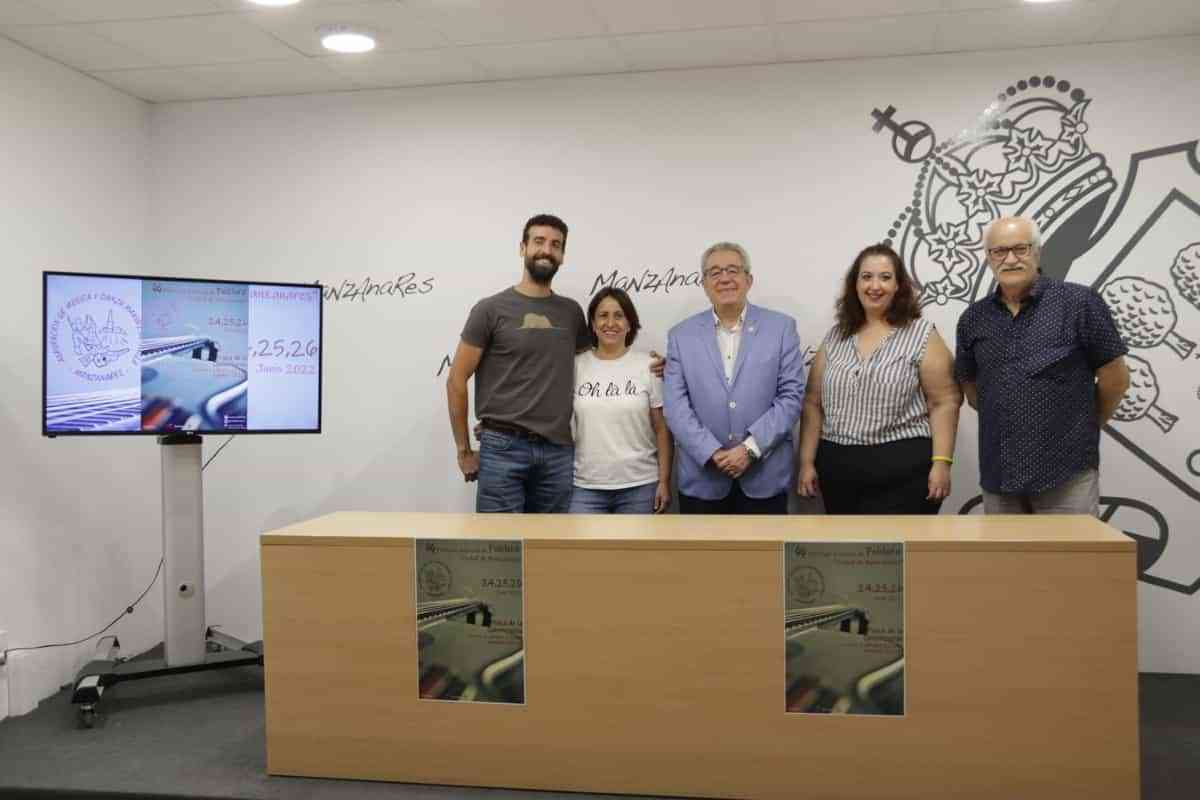 Programación de la 44ª edición del Festival Nacional de Folclore ‘Ciudad de Manzanares’ este fin de semana