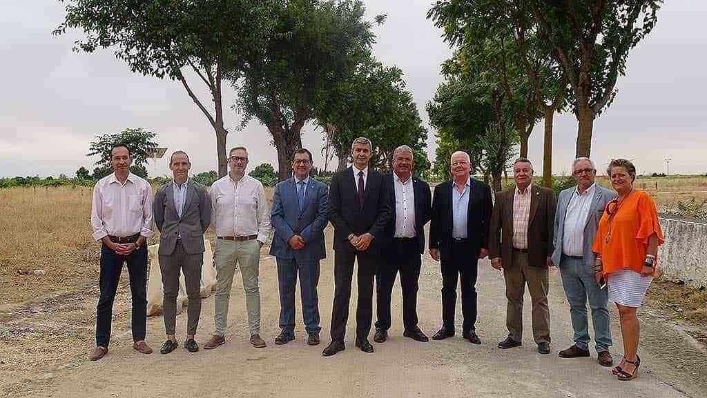 Álvaro Gutiérrez comprueba la buena gestión que el alcalde de Quintanar está haciendo de los fondos de la Diputación Provincial