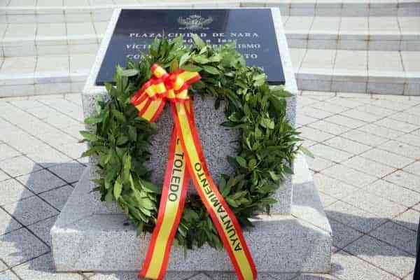 La alcaldesa de Toledo y miembros de la Corporación rinden homenaje a Miguel Ángel Blanco y a todas las víctimas del terrorismo
