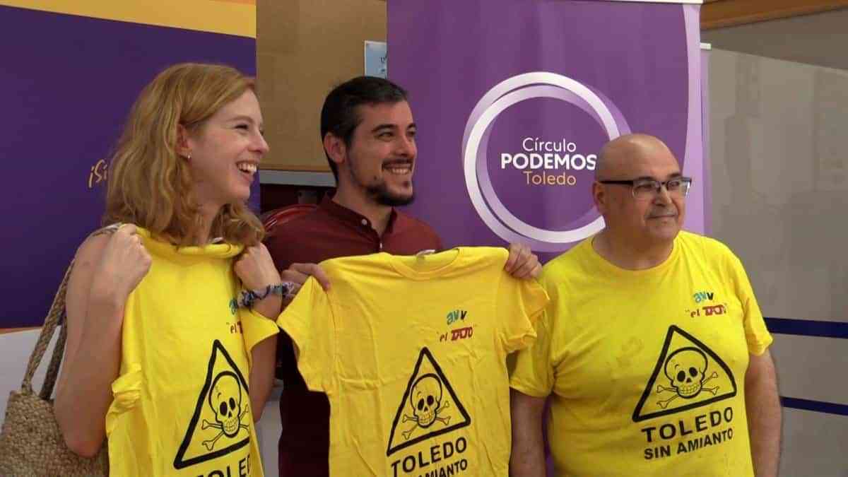 Podemos reclama a C-LM la realización de un estudio de la afectación del amianto en el toledano barrio del Polígono