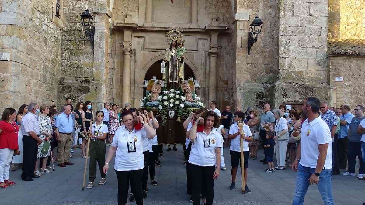 Quintanar de la Orden celebra la festividad de la Virgen del Carmen con triduo, misa y procesión