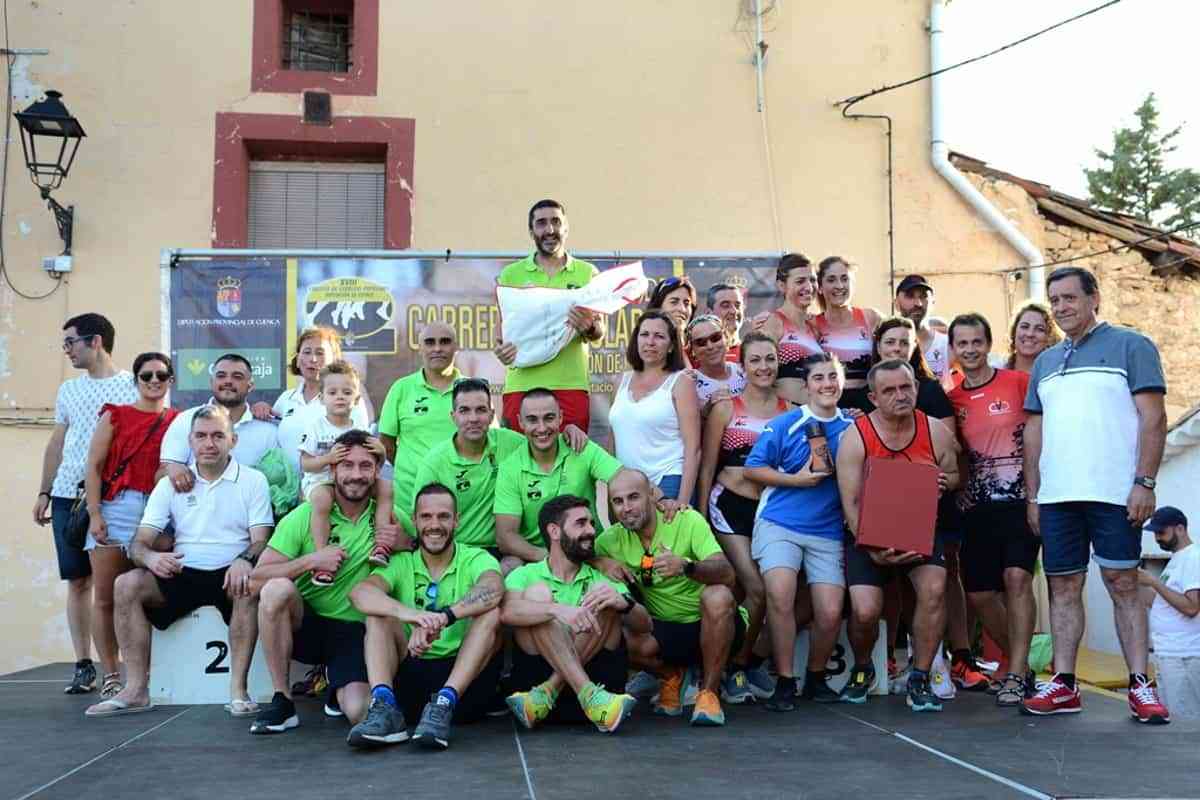 Andrés Felipe Sarta y Rosario Gómez ganadores de la XVII Carrera Popular de Uña del XVIII Circuito de Carreras Populares Diputación de Cuenca