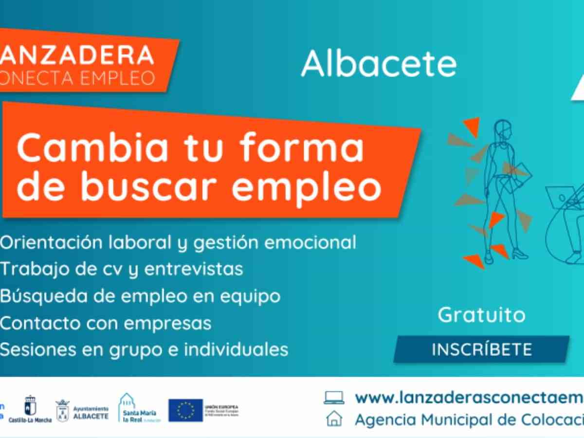Abierta la inscripción para una nueva Lanzadera Conecta Empleo en Albacete hasta el 12 de septiembre ¡participa!