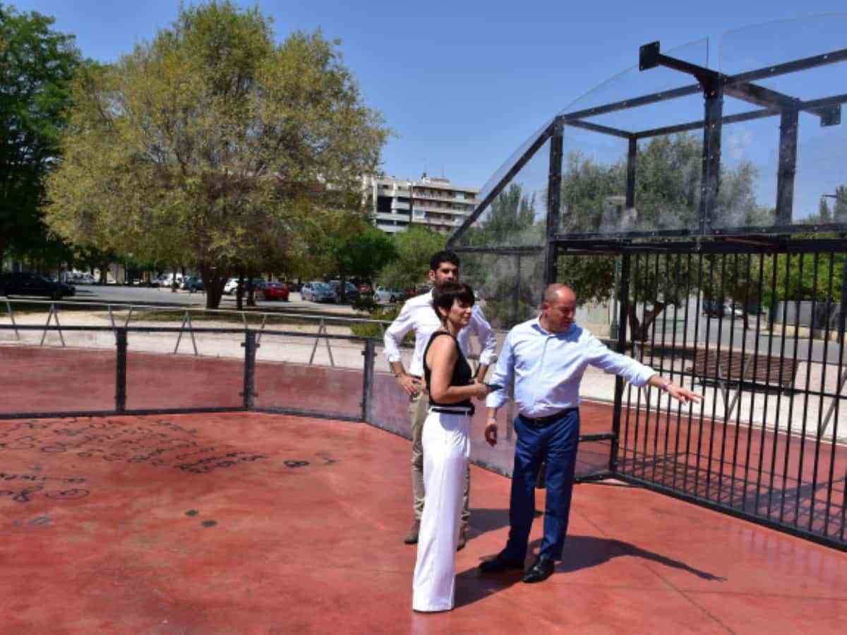 Una nueva pista multideportiva adecúan en el barrio de San Antonio Abad en Albacete con un presupuesto de 41.692 euros