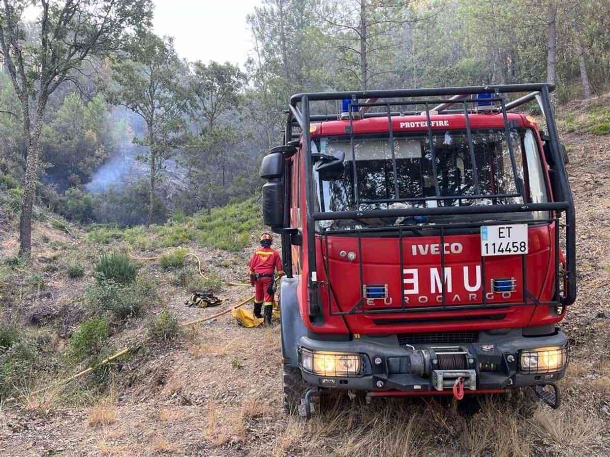 Controlado el incendio de Sevilleja de la Jara (Toledo) tras tres días de trabajos de extinción