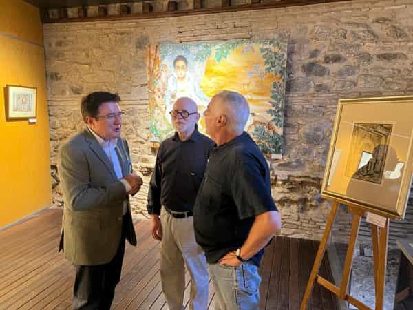 El Gobierno municipal, presente en la inauguración de la exposición ’25 años en Oriente’ de William Marazzi