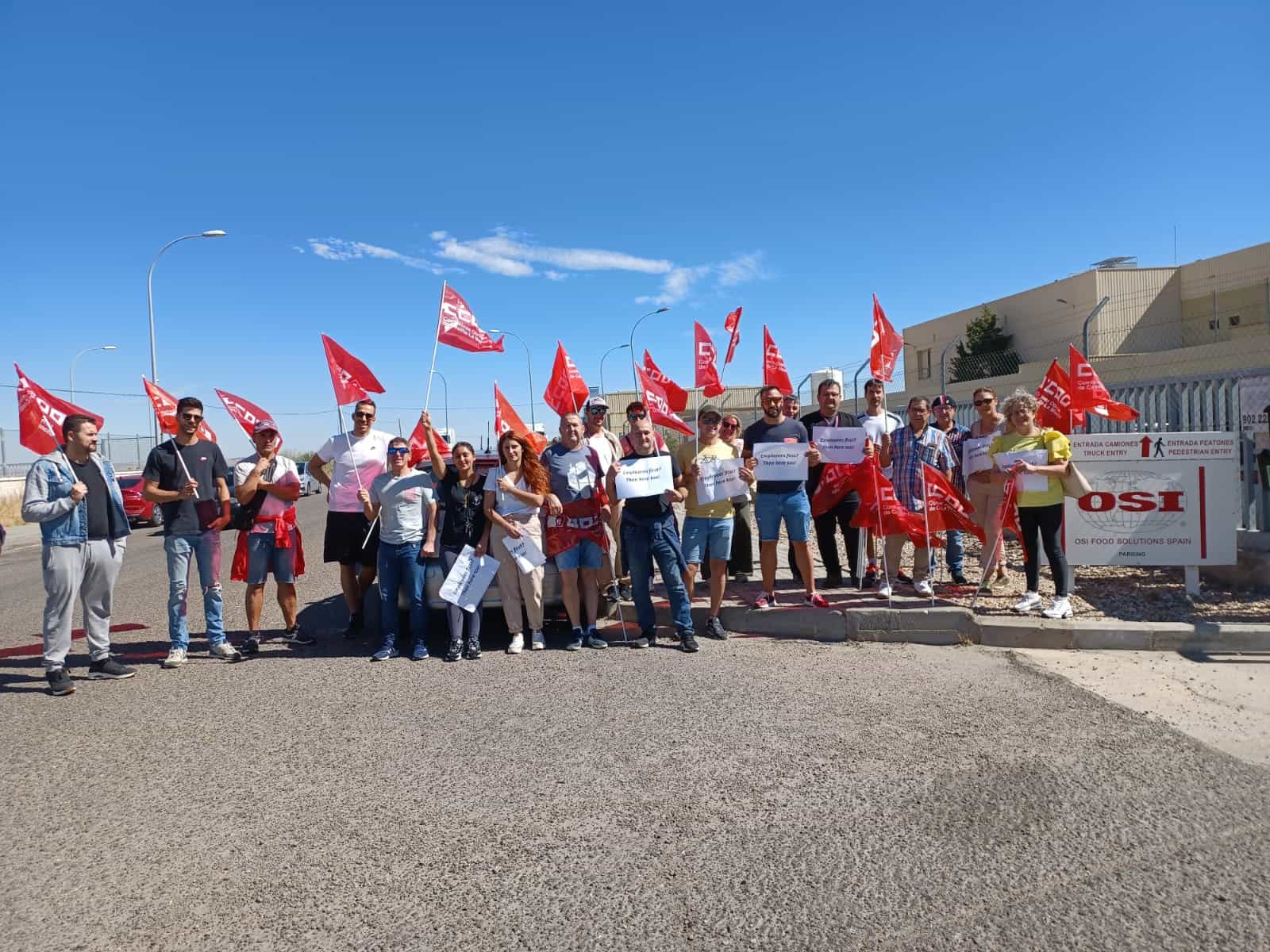 Movilizaciones en Osi Food-Toledo: “Solo queremos venir a trabajar tranquilos y en Igualdad”