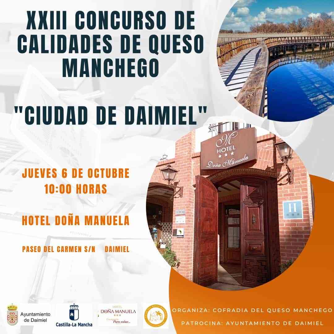 El concurso de calidades de queso manchego se celebra en Daimiel