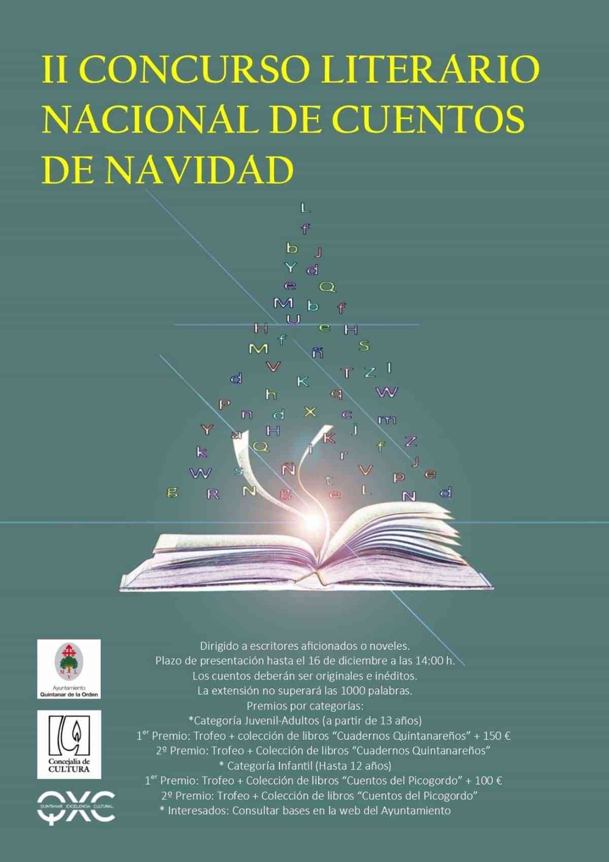 El II Concurso Literario Nacional de Cuentos de Navidad de Quintanar de la Orden estará abierto hasta el 16 de diciembre
