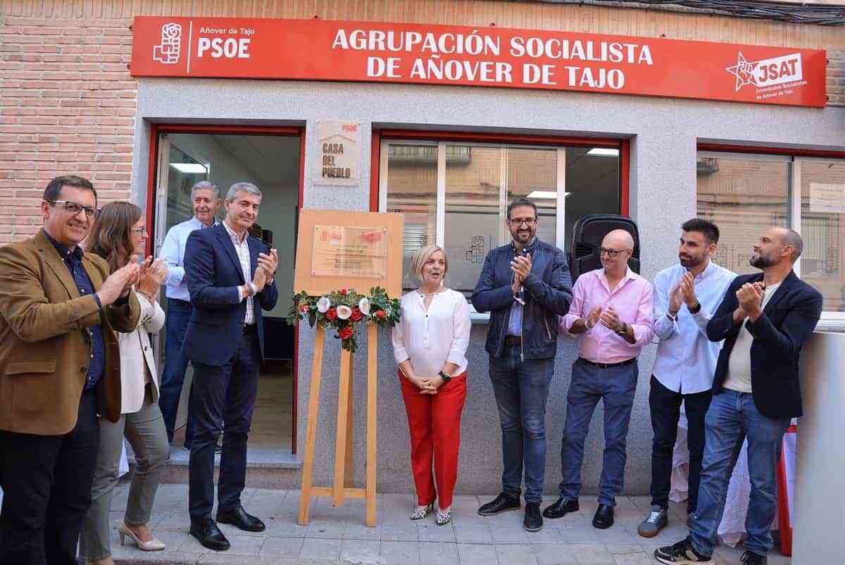 El PSOE trabajará desde su nueva Casa del Pueblo de Añover de Tajo para que "el progreso vuelva a la localidad"