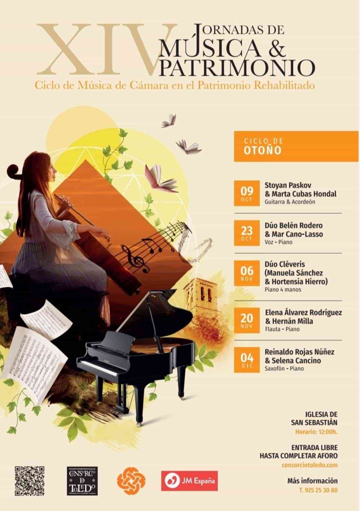 El ciclo de música de cámara regresa este domingo a la iglesia de San Sebastián de Toledo