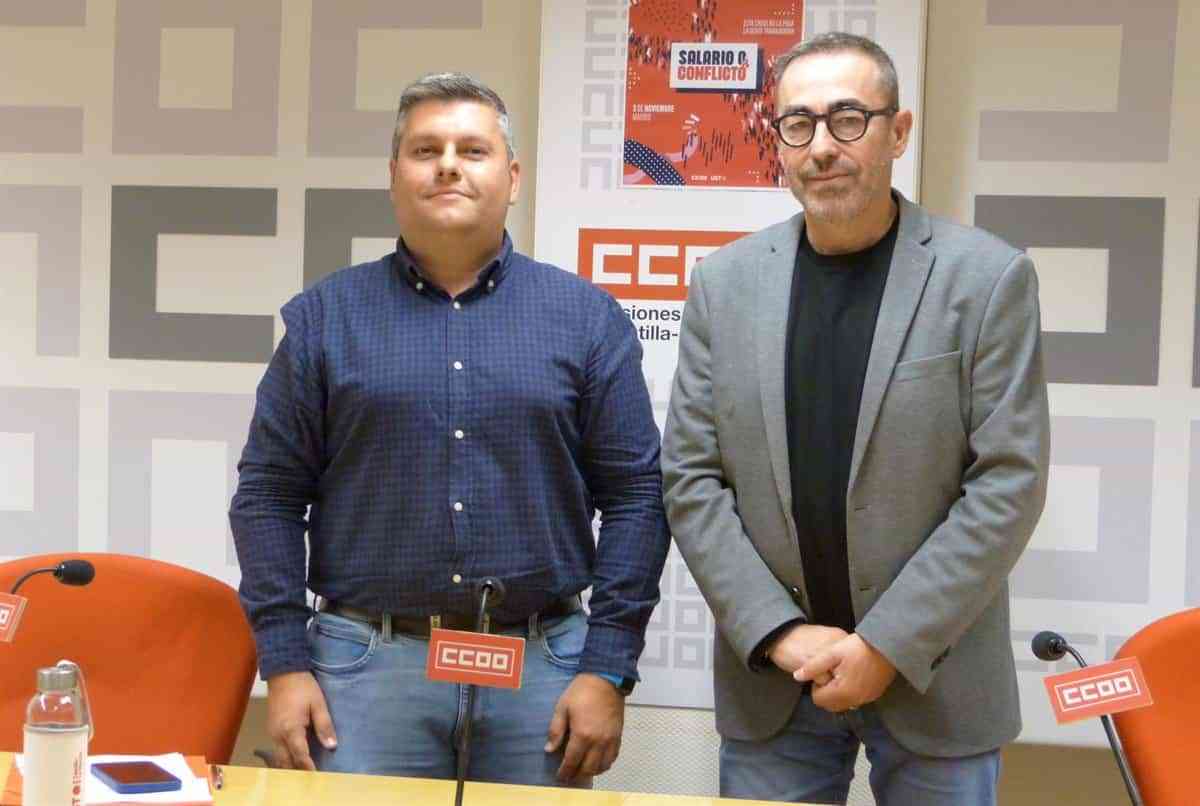 Responsables de CCOO y UGT en CLM pedirán el 3 de noviembre en Madrid responsabilidad a la patronal y subidas salariales