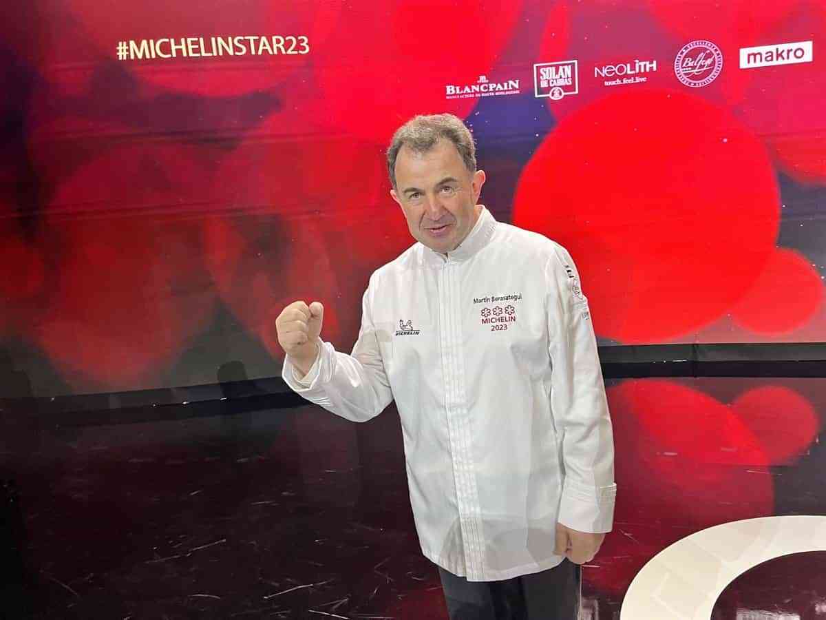 Berasategui logra su Estrella Michelin número 13: "Dicen que estoy haciendo historia, pero solo transporto felicidad"