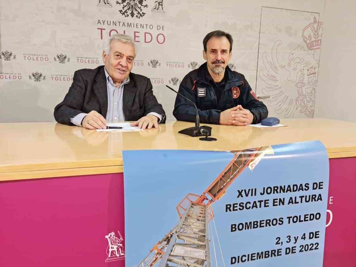 Bomberos de 10 comunidades autónomas se formarán del 2 al 4 de diciembre en Toledo en XVII Jornadas de Rescate en Altura