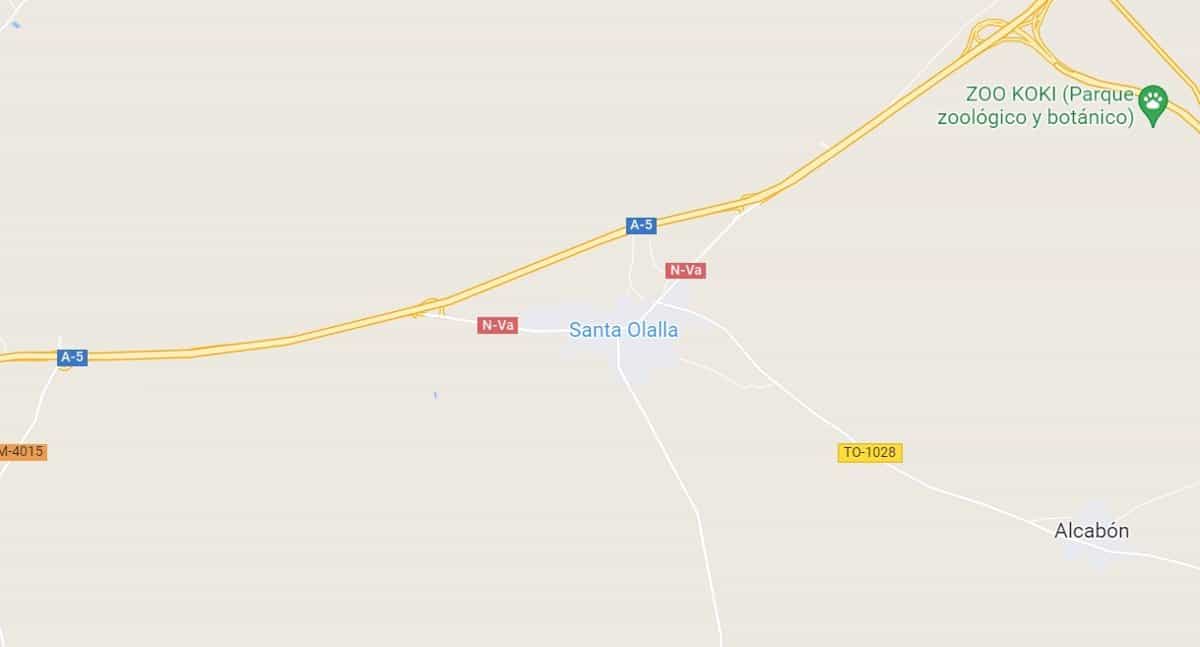 Cuatro heridas tras una colisión en cadena entre siete vehículos en la A-5 en Santa Olalla (Toledo)