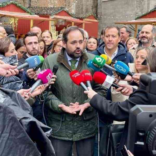 Núñez no aclara si Velázquez será candidato del PP a Alcaldía de Toledo y pide respetar plazos que marca el partido