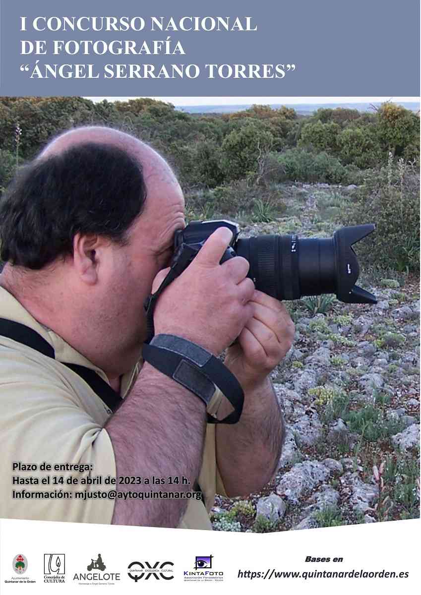 La Concejalía de Cultura de Quintanar de la Orden y Kintafoto organizan el I Premio Nacional de Fotografía “Ángel Serrano Torres”