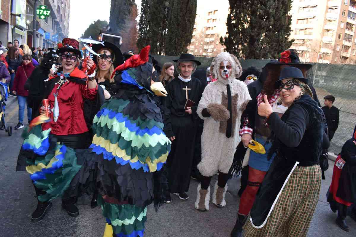 Concurrida despedida a Doña Sardina en el Carnaval de Puertollano 2023