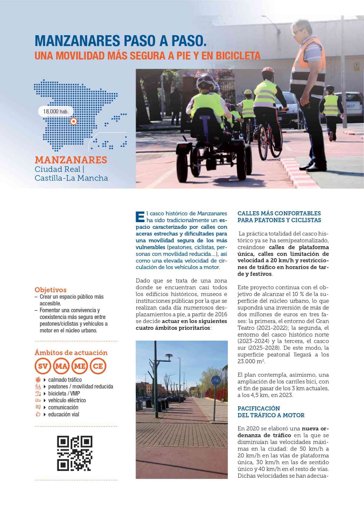 DGT resalta el compromiso de Manzanares con la movilidad segura y sostenible