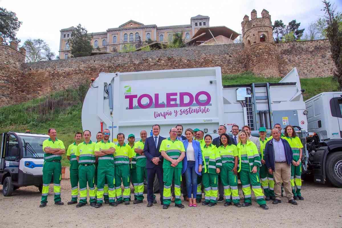 La renovación completa del Servicio de Limpieza y Recogida de Basuras de Toledo comenzará el domingo.