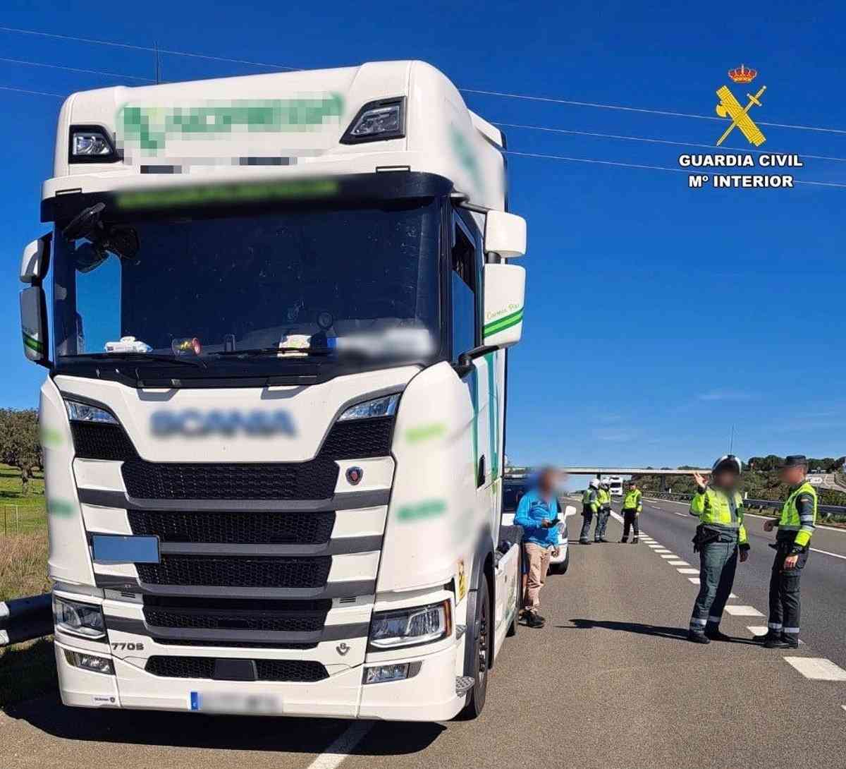 Recuperan camión robado en Toledo y detienen a su presunto responsable en Malpartida de Plasencia